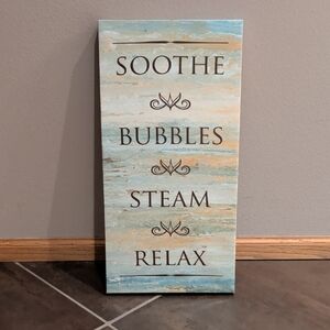 Relaxing Bathroom Wall Art